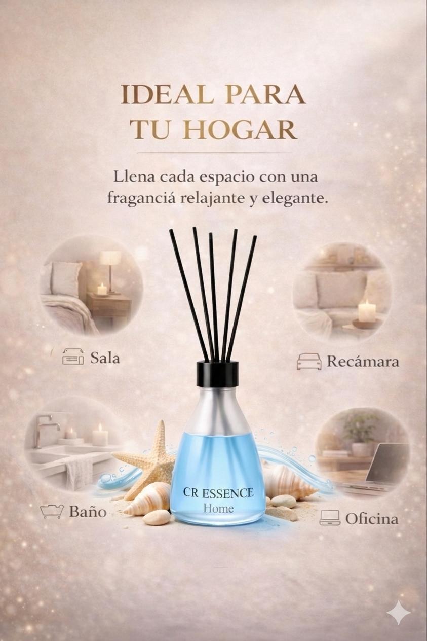 CR ESSENCE HOME | Difusor Aromático de Varillas Redondo