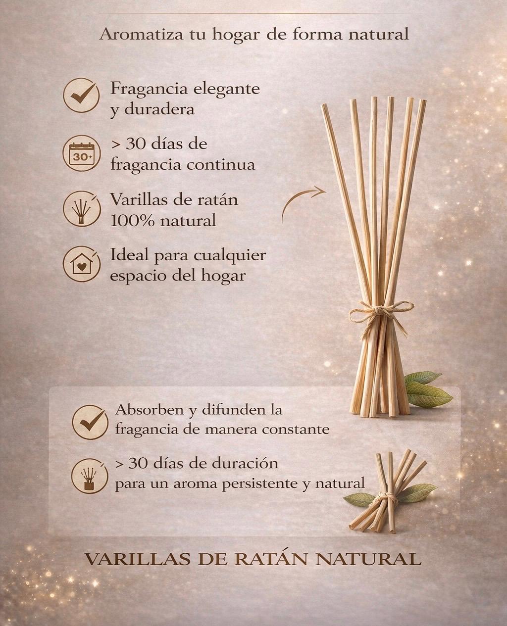 CR ESSENCE HOME | Difusor Aromático de Varillas Redondo
